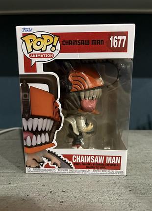 Фігурка фанко поп людина бензопилка funko pop chainsaw man 1677 10 см