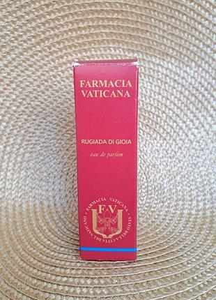 Уникальный аромат farmacia vaticana - rugiada di gioia 20 мл, ваниль