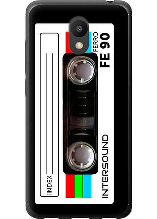 Чехол 2d пластиковый на телефон meizu m6 кассета с90 "4894t-1349-58250"