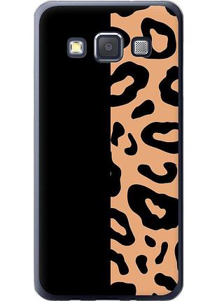 Чехол 2d пластиковый на телефон samsung galaxy a3 a300h пятна леопарда "4269t-72-58250"