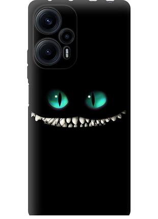 Чехол tpu на телефон xiaomi poco f5 чеширский кот "689b-3170-58250"