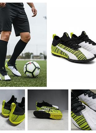 Football boots puma one 5.3 tt m 105648-03 yellow yellow, размер 40.5 (26 см.)