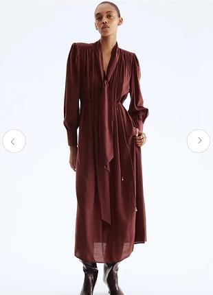 Шоколадное платье р xl