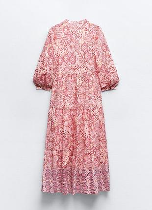 Довге плаття сукня на гудзиках zara s-m