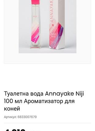 Туалетна вода annayake остаток