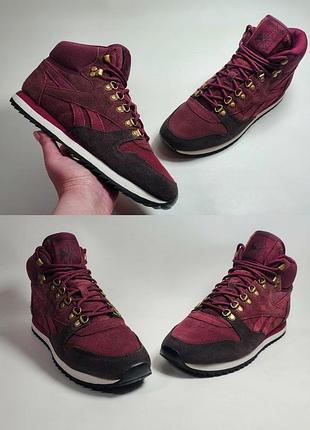 Кроссовки reebok classic mid (р. 39) оригинал сникессы хайтопы \ высокая кроссовки ботинки