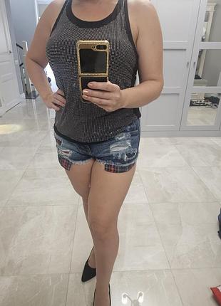 Pull &amp; bear. шорты джинсовые. 3