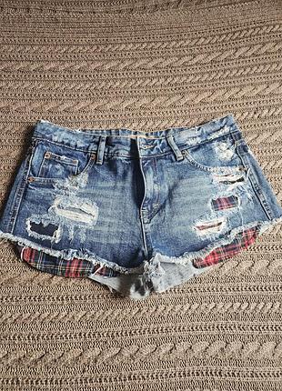 Pull &amp; bear. шорты джинсовые. 2