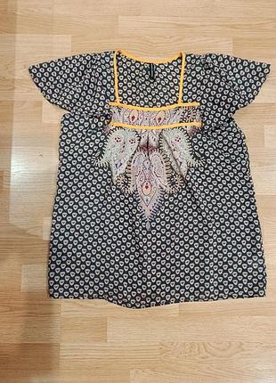 Стильная -винтаж блуза, женская 💯 коттон+ шелк, оригинал, 
marks &amp; spencer,    m/l