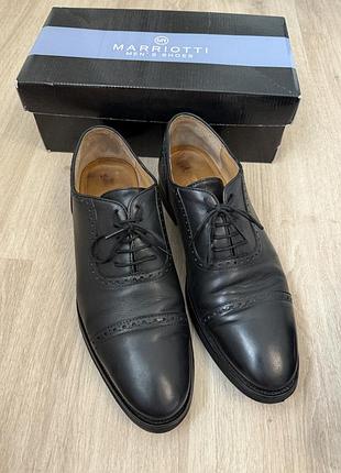 Шкіряні туфлі marriotti 45-46 розмір