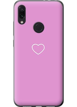 Чохол силіконовий на телефон xiaomi redmi note 7 серце 2 "4863u-1639-58250"