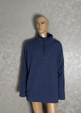 Спортивна флісова кофта фліска великого розміру батал fat face, xxxl 62р