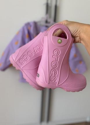 Crocs c8 гумові чобітки