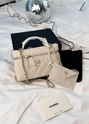 Сумка vanity case ivory 🤍