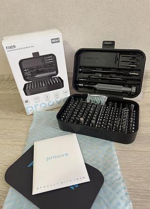 Набір викруток proove багатофункціональний fixer 150in1 black (mtsf15000001)