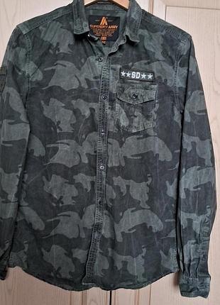 Сорочка мілітарі superdry
