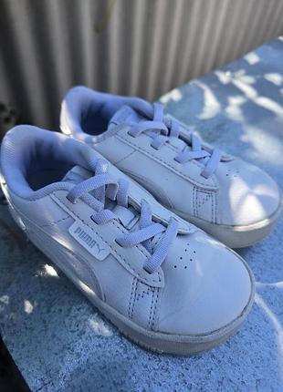 Кроссовки белые puma детские