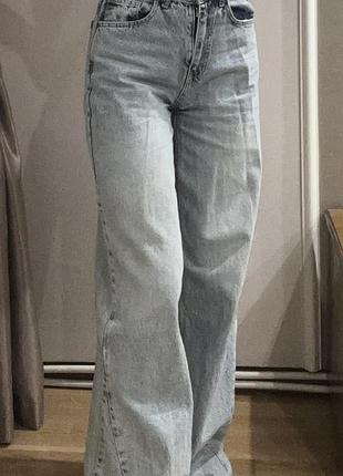 Джинси світлі wide leg