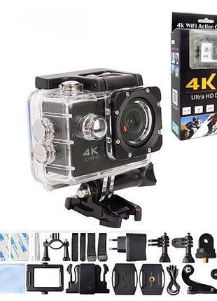 Екшн-камера 4k action camera wi-fi 16 mpx wi-fi