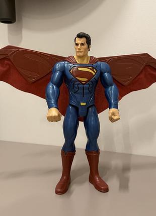 Оригінальна фігурка superman mattel batman v superman heat vision 30 см зі світлом і звуком