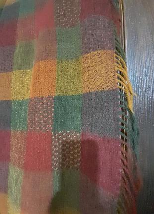Плед шотландський акріл вовна