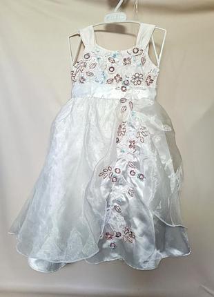 Карнавальное, новогоднее платье 3-4 лет