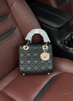 Сумка диор small lady my abcдиор bag black
