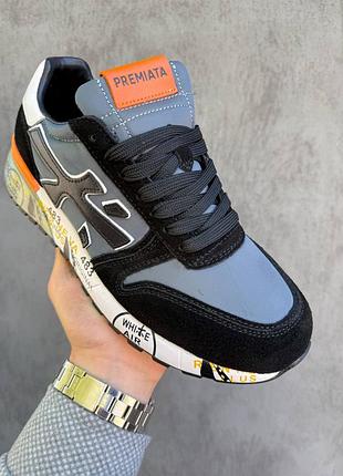 Premiata mick grey/orange 3