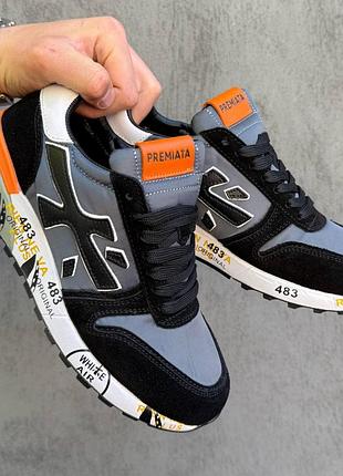 Premiata mick grey/orange