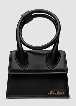 Сумка jacquemus le chiquito noeud bag black