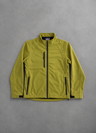 Салатова софтшел куртка russell europe (softshell jacket)