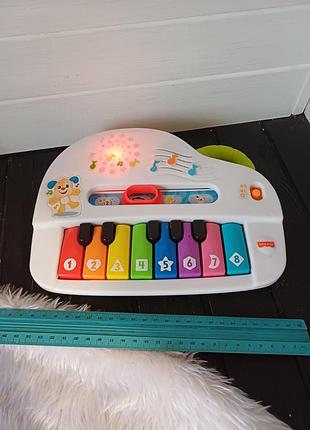 Розвиваюча музична іграшка fisher-price піаніно розумне цуценя