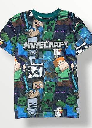 Футболка minecraft на хлопчика 8-9 років