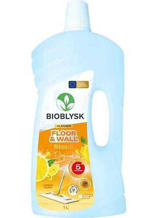 Средство для мытья пола и стен 1л «’stepx lemon flow’’ тм bioblysk