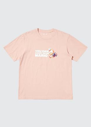 Футболка унисекс uniqlo с принтом the super mario galaxy