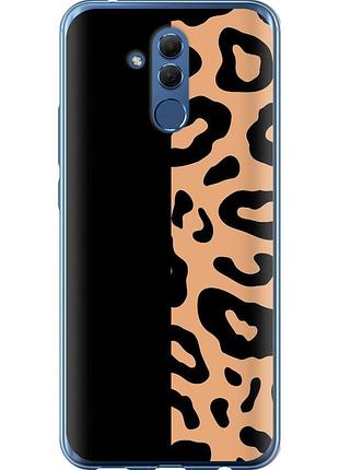Чехол силиконовый на телефон huawei mate 20 lite пятна леопарда "4269u-1575-58250"