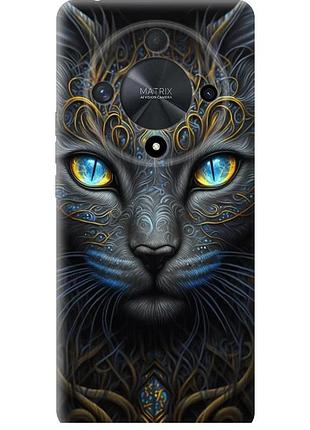 Чохол силіконовий на телефон huawei honor magic6 lite кішка "5548u-3685-58250"