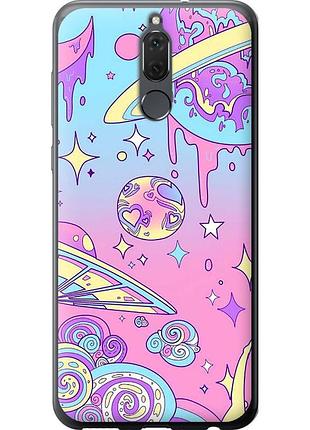 Чехол силиконовый на телефон huawei mate 10 lite розовая галактика "4146u-1240-58250"