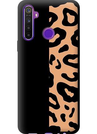 Чехол tpu на телефон realme 5 пятна леопарда "4269b-1862-58250"