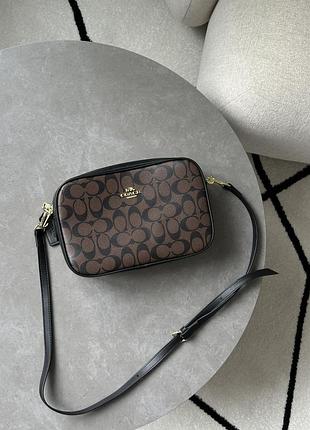 Сумка coach jamie camera bag large brown