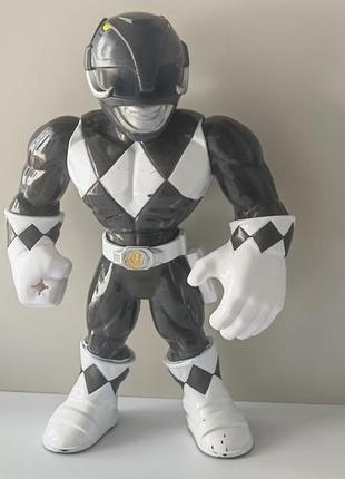 Hasbro vintage 1993 9" mighty morphin power rangers black ranger action figure