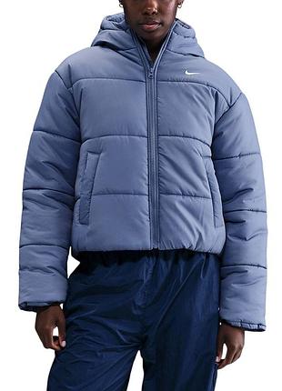 Куртка женская nike w nsw tf synfl nk clsc pfr синяя fz5899-499
