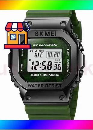 Bs годинник наручний чоловічий best mix skmei 1851ag, годинник наручний електронний тактичний, протиуд bas77/n