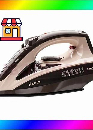 Bs праска magio mg-134 best mix 2400 вт, парова праска-очисник, праска електрична парова. колір: бежев bas77/n