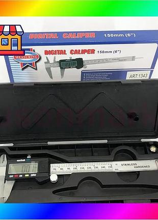 Bs электронный цифровой штангенциркуль best mix digital caliper 0-150 мм с дисплеем lcd в кейсе микром bas77/n