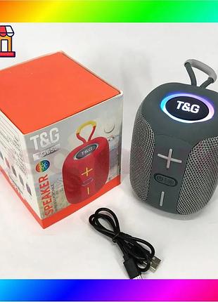 Bs портативная bluetooth колонка best mix tg658 8w с rgb подсветкой, музыкальные колонки для улицы. цв bas77/n