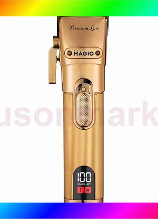 Bs машинка для стрижки best mix волосся magio mg-587, професійна електробритва бездротова, електромаши bas77/n