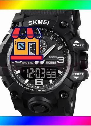 Bs годинник наручний чоловічий best mix skmei 1586bk black, водонепроникний чоловічий годинник, годинн bas77/n