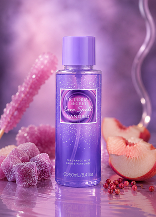 Victoria's secret спрей для тіла love spell candied