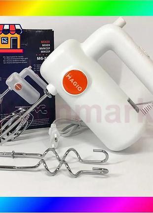 Bs миксер ручной magio best mix mg-232, мощный миксер, миксер блендер ручной, бытовые миксеры, хороший bas77/n